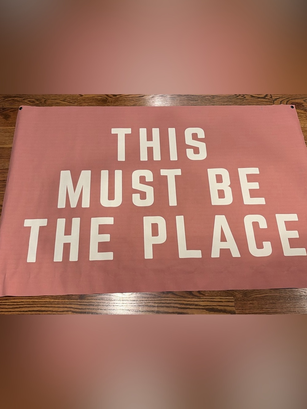 Red Barn “This Must Be The Place' Decorative Wall Banner